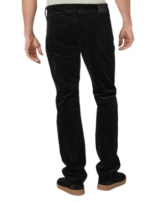 Federal Slim Straight Corduroy Jeans in Black