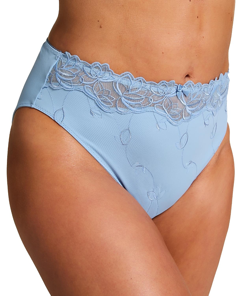 Hunkemoller Diva High Knickers In Blue