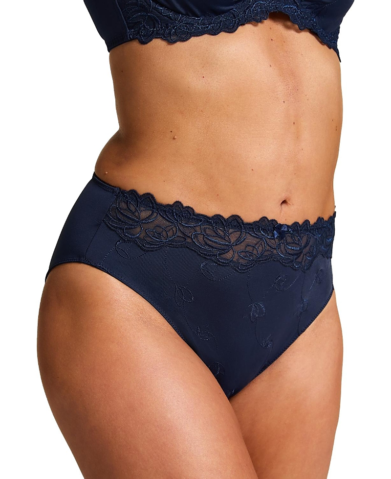 Hunkemoller Diva High Knickers In Blue