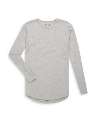 Drop Cut Long Sleeved Tee