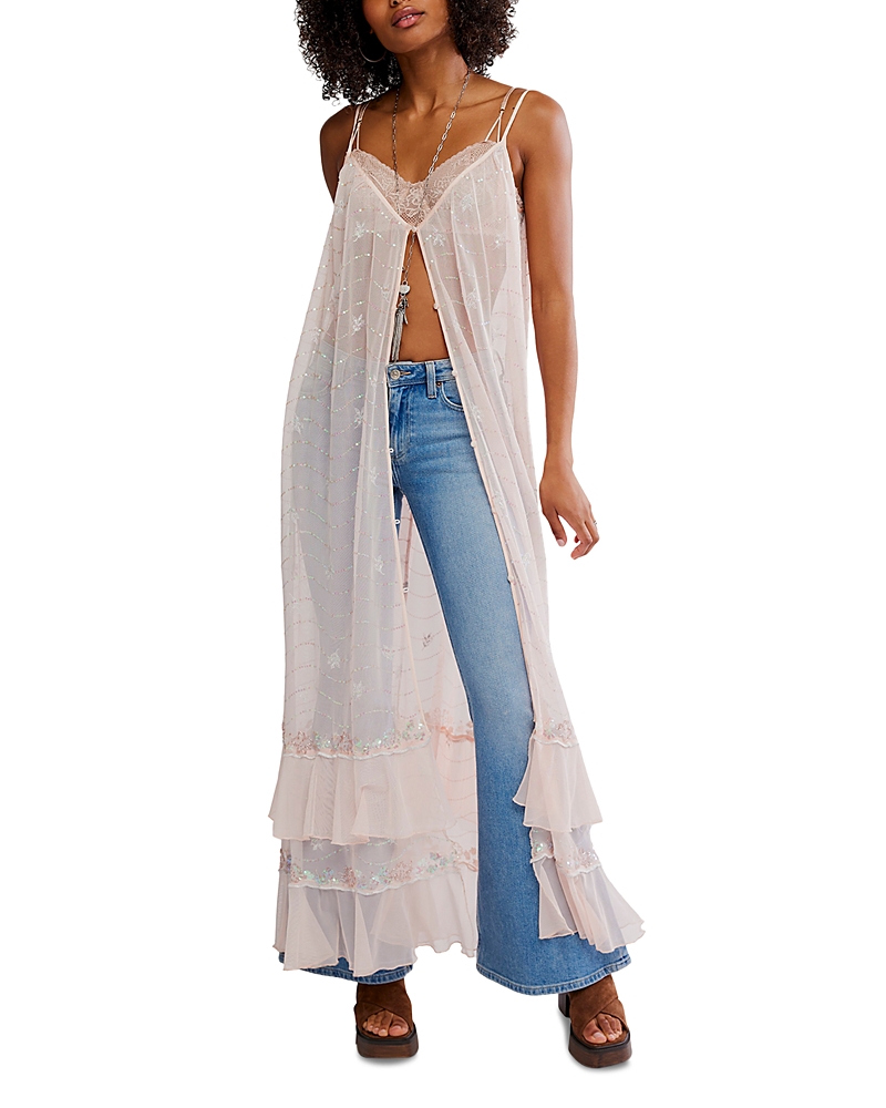 Free People Star Of The Show Midi Slip In Pink