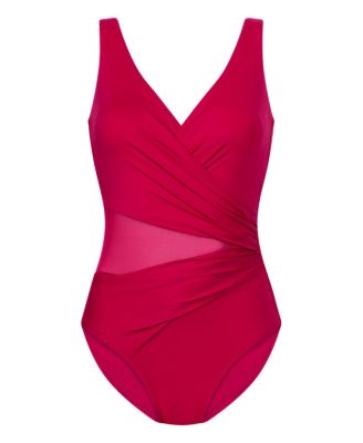 Shaping Shell Mesh Swimsuit