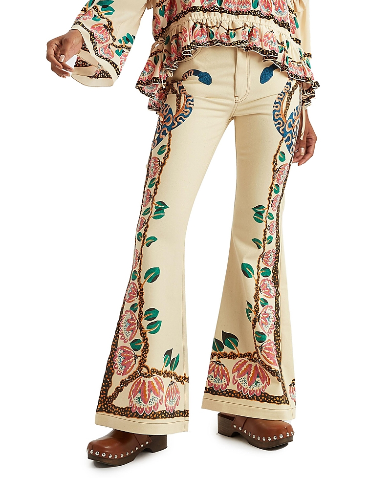 La Doublej Superflare Jeans Eve Placee Ecru