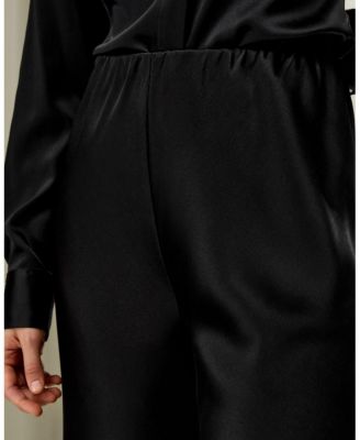 Full Bias Cut Silk Pants