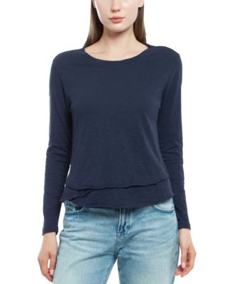  Long Sleeve Mock Layer Tee