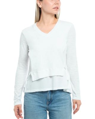  Mixed Media Double Layer  Tee