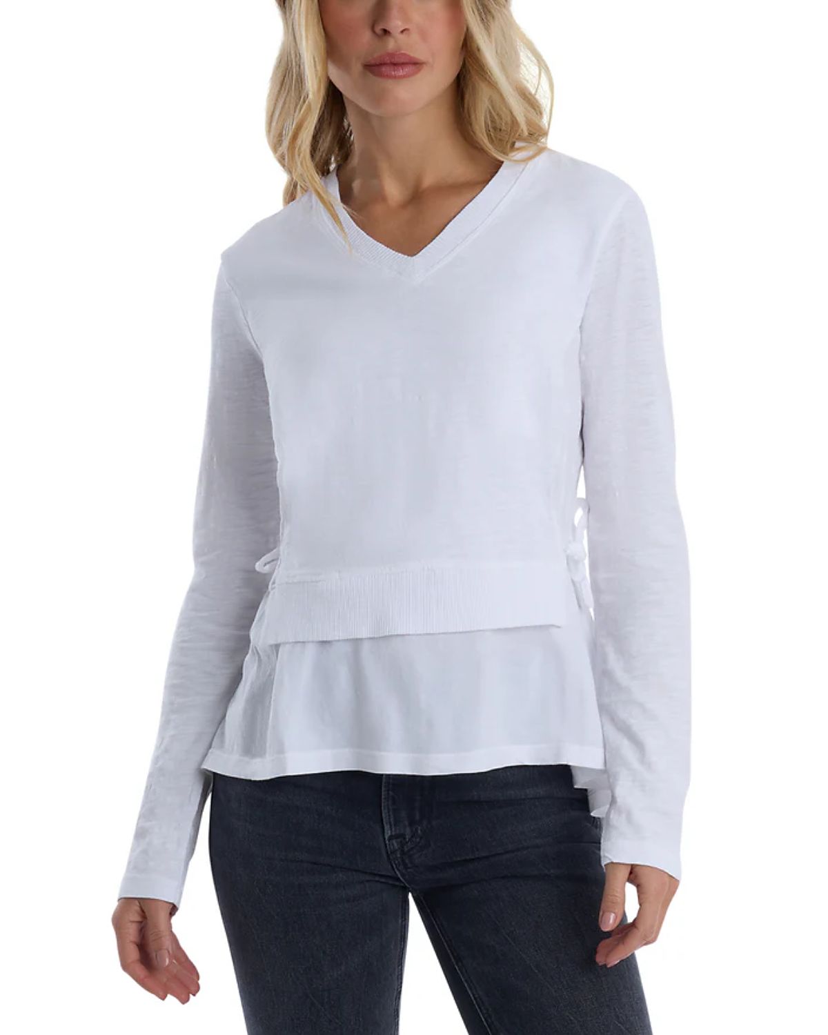 Wilt Clothing Mixed Media Double Layer Tee