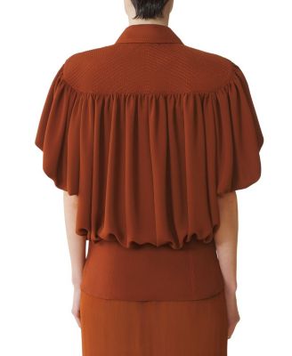  Top In Silk Georgette