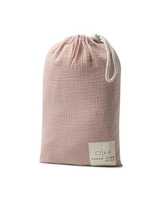  Gauze 3 Piece Pink Crib Set in Pouch