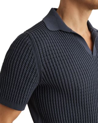 Short Sleeve Open Collar Polo Shirt