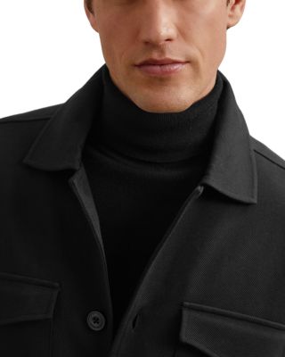 Finley Twill Button Front Overshirt