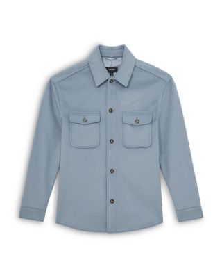 Liam Long Sleeve Button Front Overshirt