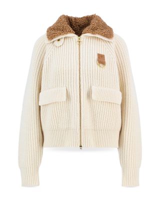 Marla Knitted Bomber Cardigan Sweater