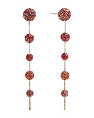 Blair Pav&eacute; Fireball Linear Drop Earrings