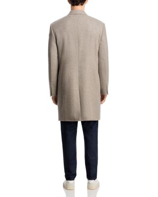 Donegal Chevron Flyfront Topcoat