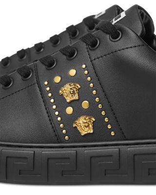 Men's Medusa Stud Low Top Sneakers