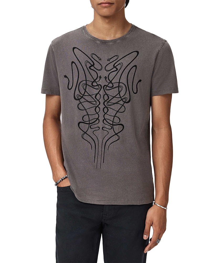 John Varvatos Ornate Short Sleeve Crewneck Tee