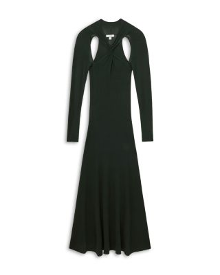 Petites Vivienne Cutout Knitted Maxi Dress