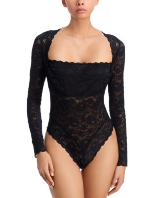 NSN Long Sleeve Teddy Bodysuit