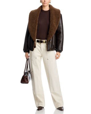Icon Status Shawl Collar Faux Leather Coat
