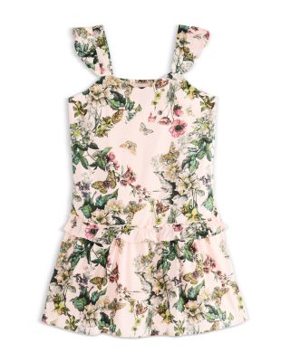 Girls' Printed Poplin Dress, Little Kid, Big Kid - Exclusive