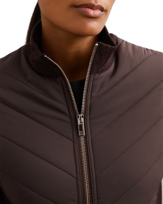 Hansel Knitted Mixed Media Jacket