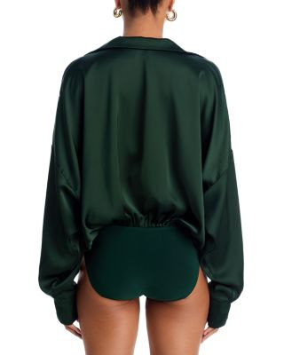 Super Oversized Boyfriend NK Shirt Bodysuit