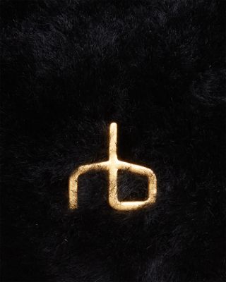 Mercer Small Shearling Hobo Bag