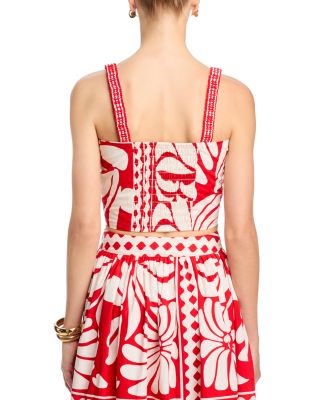 Floral Border Top - Exclusive