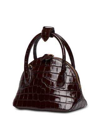 Mini Croc Embossed Dome Bag