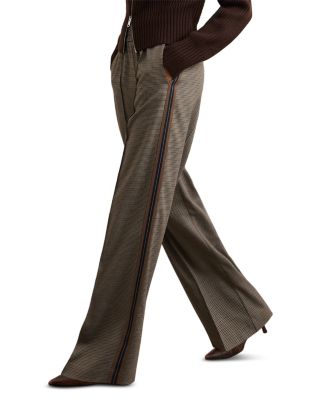 Petite Tarley Side Stripe Check Pants 