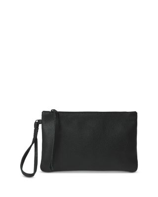 Slim Grained Leather Pochette