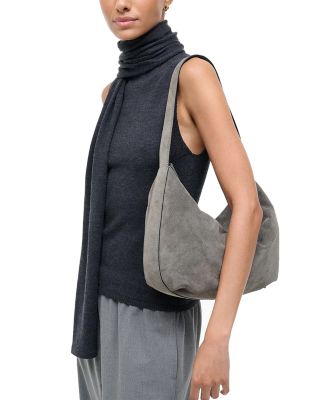 Large Demy Suede Shoulder Bag