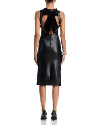 Wynell Faux Leather Dress