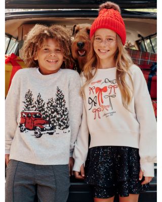 Boys' Truck Crewneck Sweater - Big Kid
