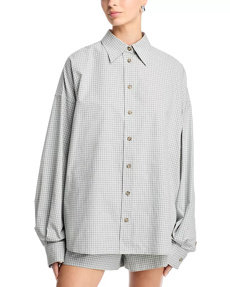 Brandon Maxwell Harvey Boyfriend Shirt