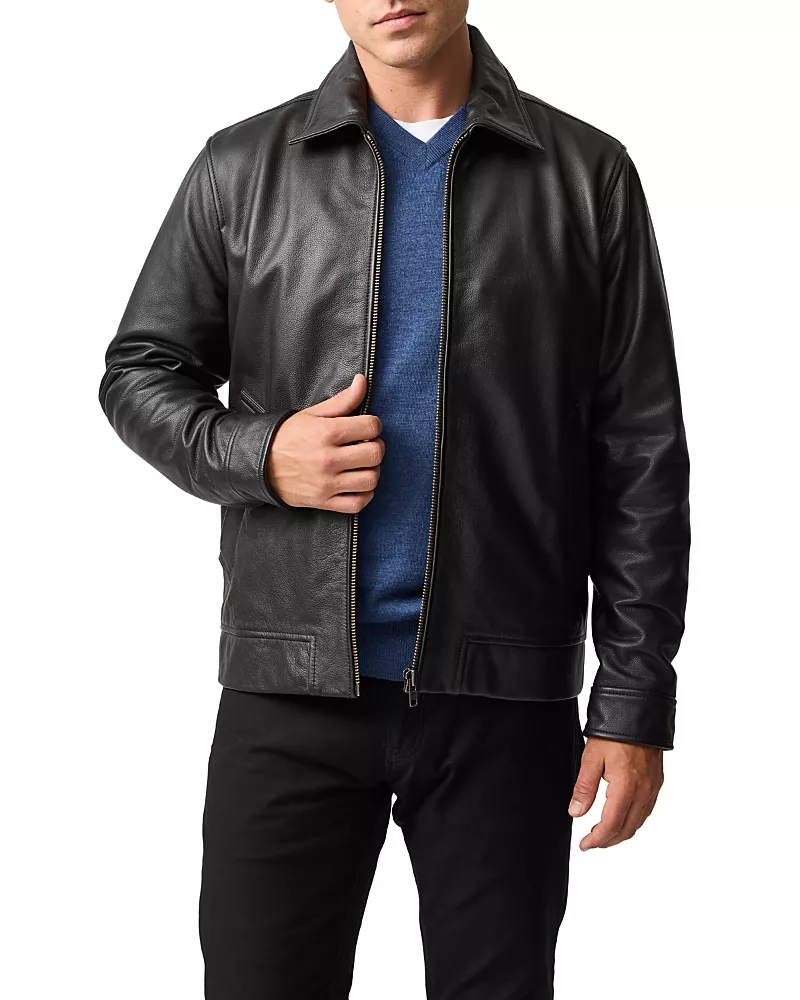 Rodd & Gunn Leadervale Leather Jacket