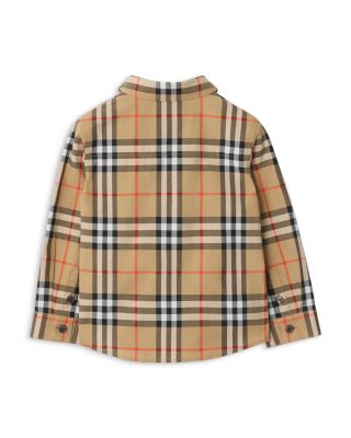 Boys' Owen Check Cotton Shirt - Baby, Little Kid
