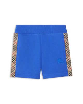 Boys' Benny Check Trim Cotton Shorts - Little Kid