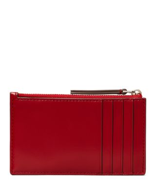 Kira Diamond Quilt Zip Card Case