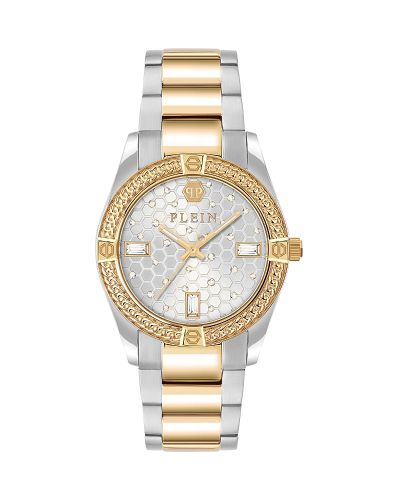 Philipp Plein Icon Chain Crystal Watch, 36mm · One Size