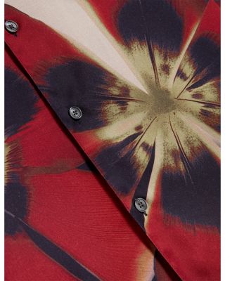 Phelin Printed Long Sleeve Button Front Shirt