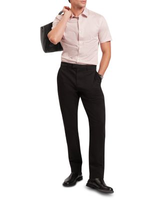 Romann Slim Fit Short Sleeve Button Front Shirt