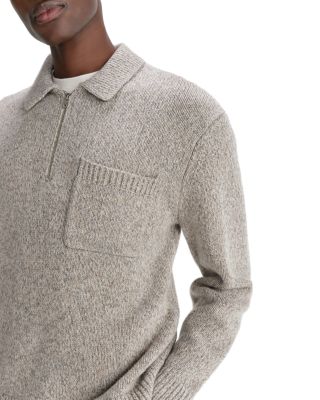 Alpha Quarter Zip Polo Sweater
