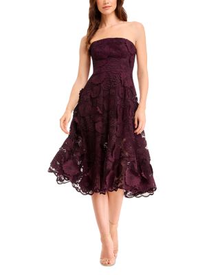 Kailyn Strapless Lace Dress