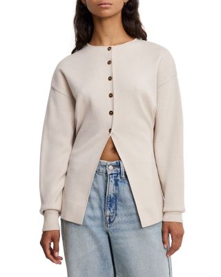 Exaggerated Sleeve Cardigan Sweater