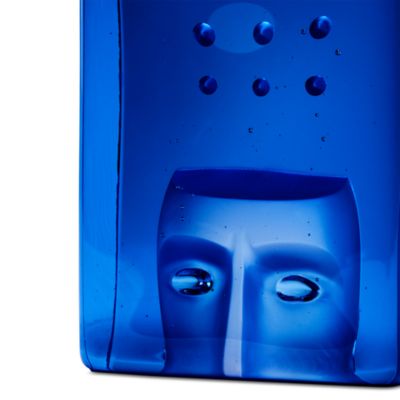 Azur Think Blue Molded Glass D&eacute;cor