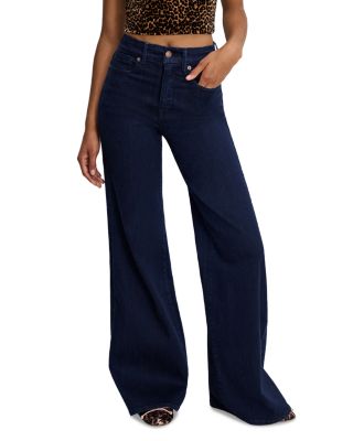 Good Waist Palazzo Jeans in Indigo1153