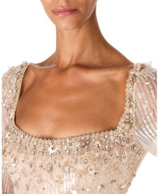  Kestra Sequin-Embellished Maxi Dress