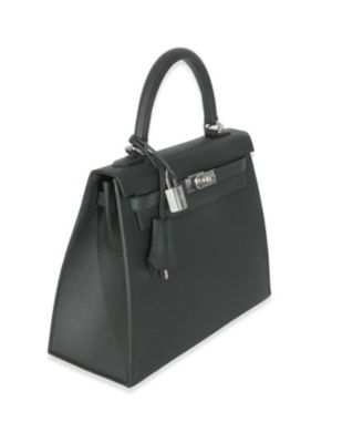 Sellier Kelly 25 Leather Handbag